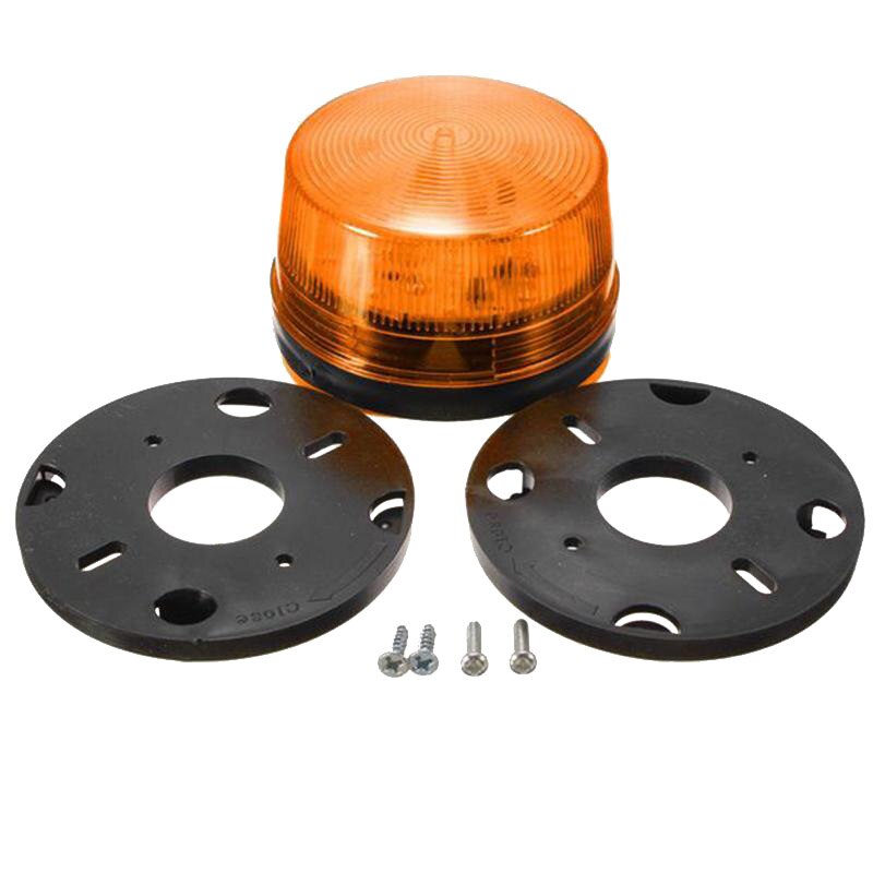 Vanntett 12v 120ma trygg trygghetsalarm strobe signal sikkerhetsadvarsel rødt blinkende led lys for alarm: Gul