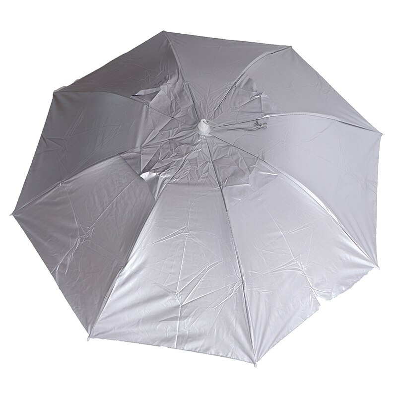 Ombrello pieghevole cappello da pioggia attrezzatura da pesca cappello copricapo ombrello per pesca escursionismo cappellino da spiaggia cappelli da testa attrezzatura da esterno