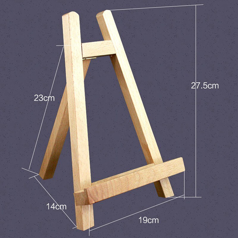 Caballete pequeño de madera para mesa, Marco A, 11 pulgadas