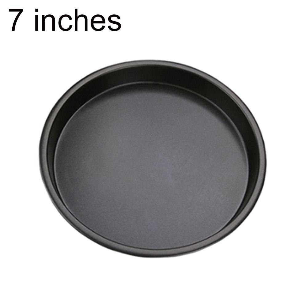 Pizza Pan Nonstick Pizza Plate Barbecue Net Rack Plate Stainless Steel BBQ Utensils Baking Tray Home Bakeware Baking Tool : 7 Inch