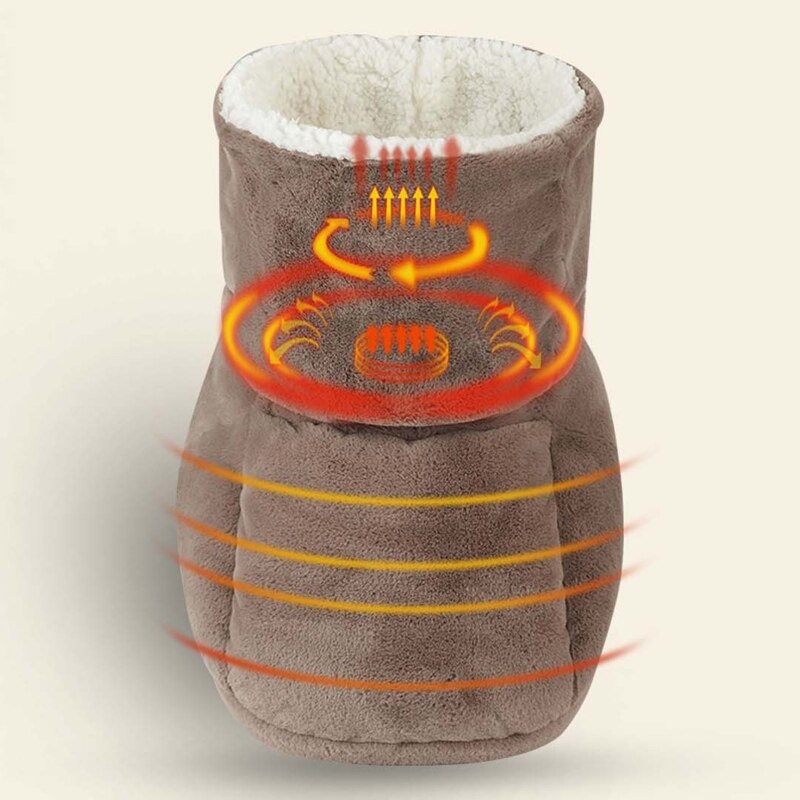 Scaldapiedi invernale lavabile scarpe peluche riscaldamento scaldapiedi elettrico