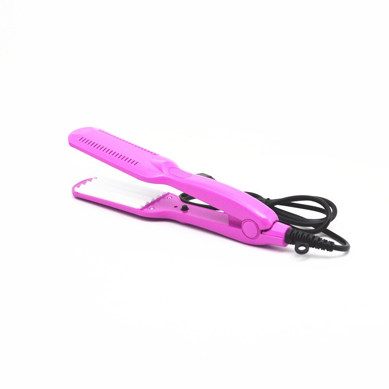 corrugated iron hair straightener iron crimped hairstyle Electronic chapinha corrugation flat irons wave styling tools