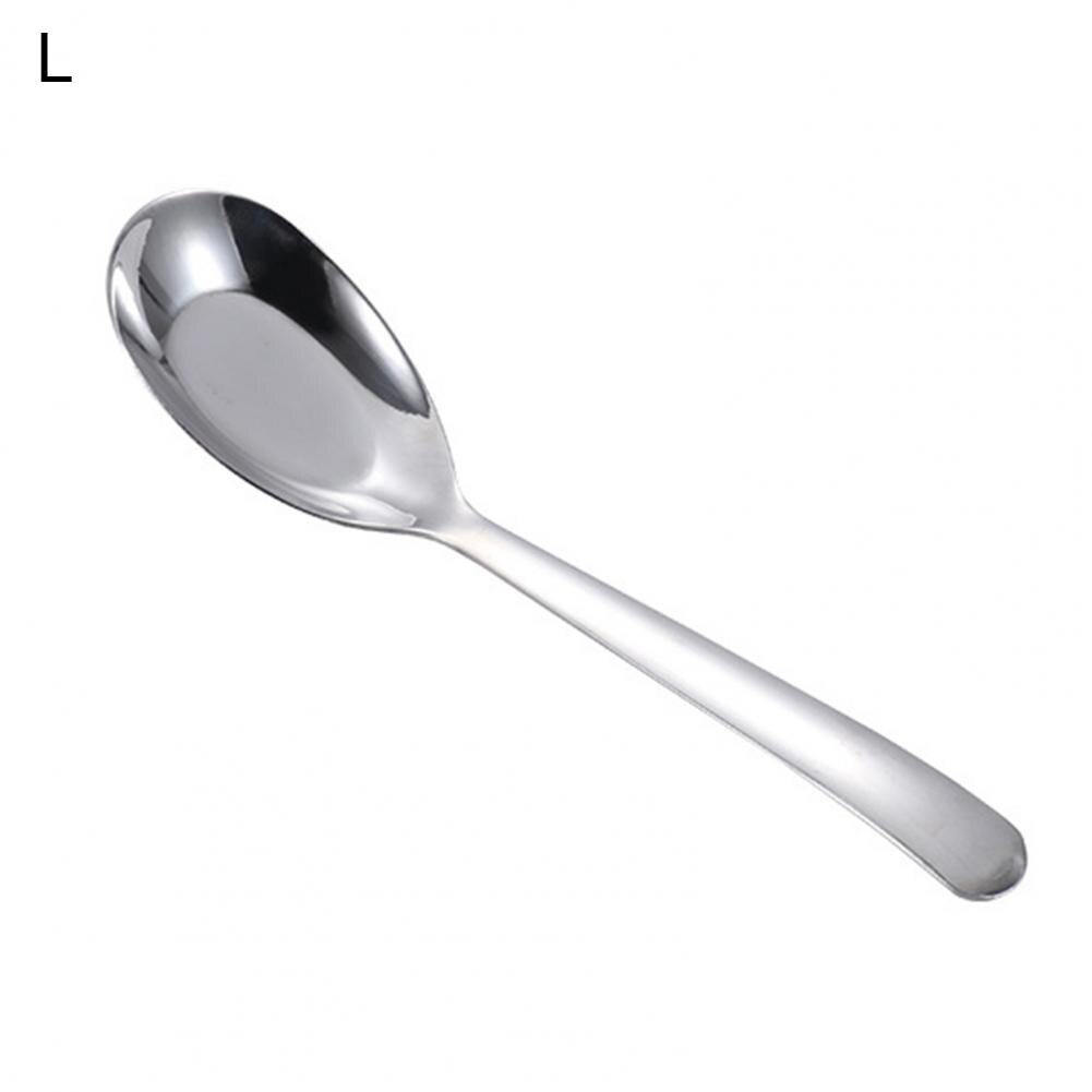 Good Desert Spoon Eco-friendly Anti-deform Durable Thickened Exquisite Stirring Spoon: L