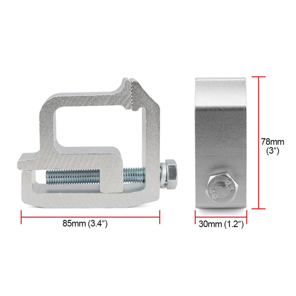 Heavy-Duty Fixing Clip For Car Modification Shell Aluminum Mounting Clip For Truck Roof Camper Shell