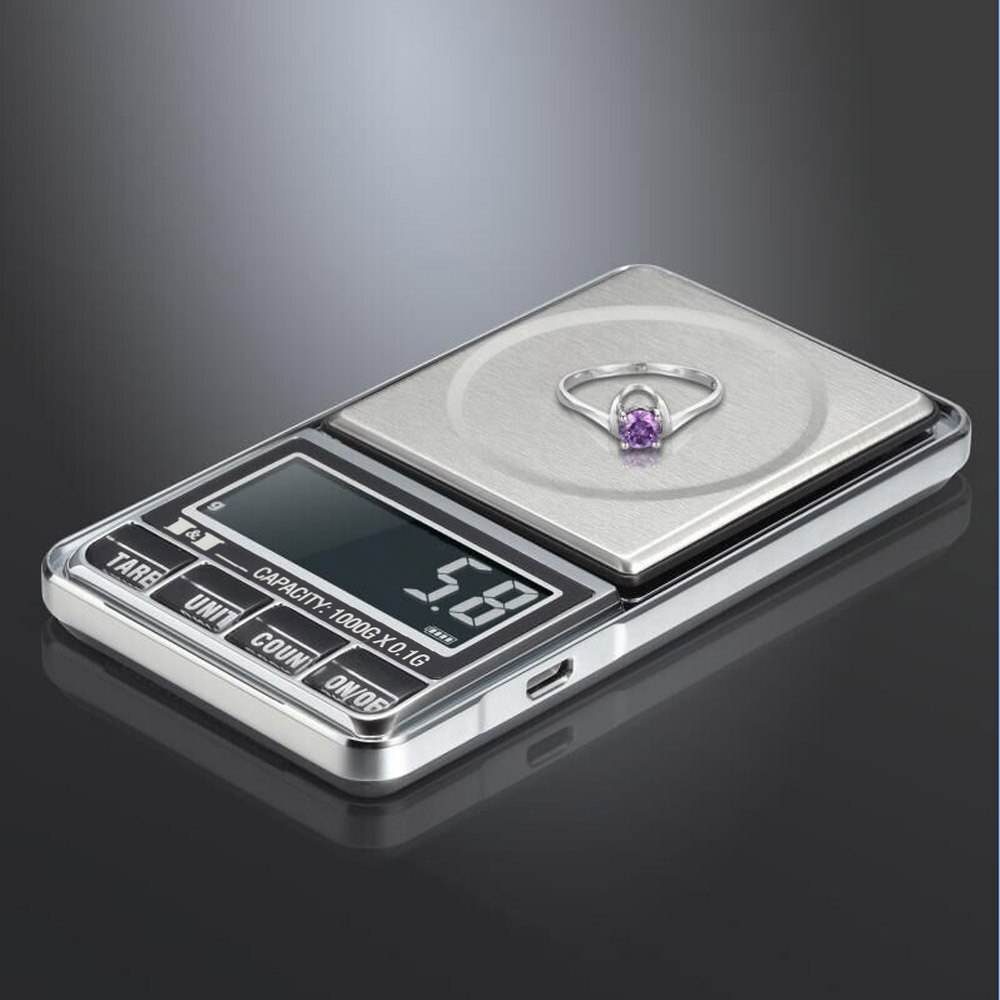 600g/0.01g Balance Mini Electronic Scales Pocket D... – Grandado