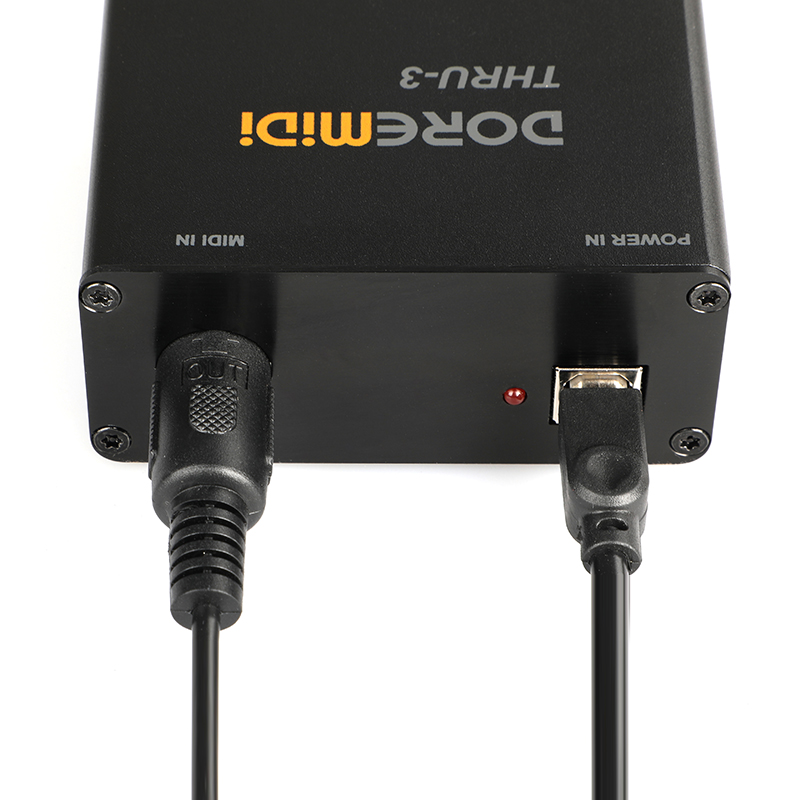 DOREMiDi MIDI THRU-3 Thru Box Controller Can Be Used To Convert 1 MIDI Input Into 3 MIDI Outputs with Standard MIDI 16 Channels