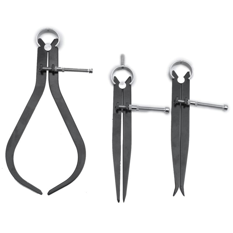 Spring Inside Outside Divider Caliper Set 9.8-inch Machinist Tools 3-pack: Default Title