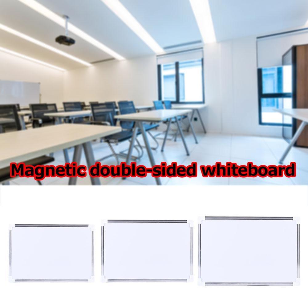 35*25cm/30*20cm/40*30cmDouble Side Magnetic Whiteboard Office School Pen Magnets Board Writing Buttons Erase Dry C2Z1
