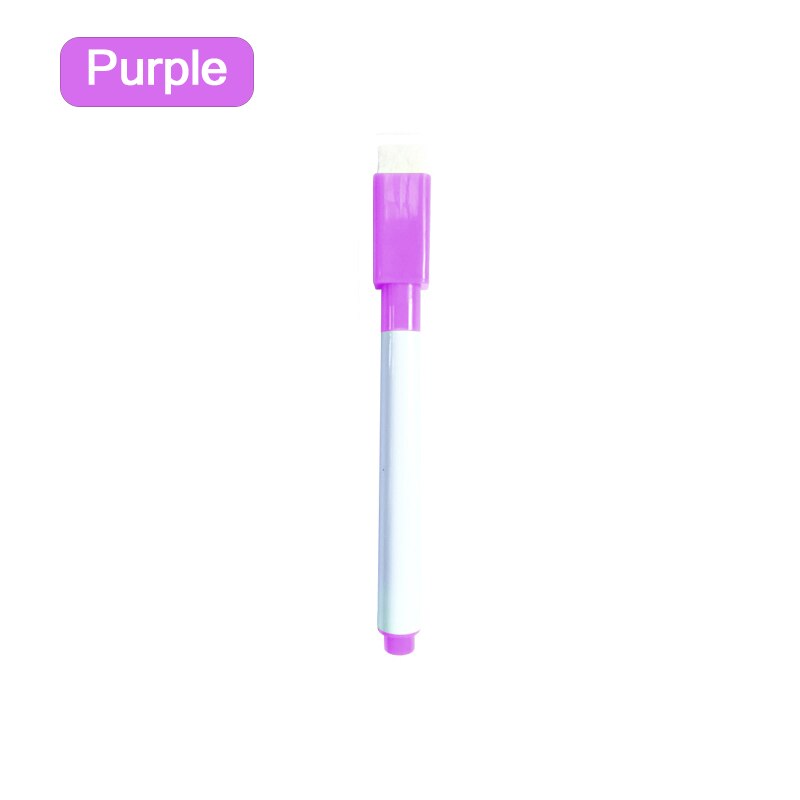 Drawing Whiteboard Markers Magnetic Dry Eraser Markers Glass Ceramics White Board Pen School Supplies Dry Markers Children's Pen: Purple