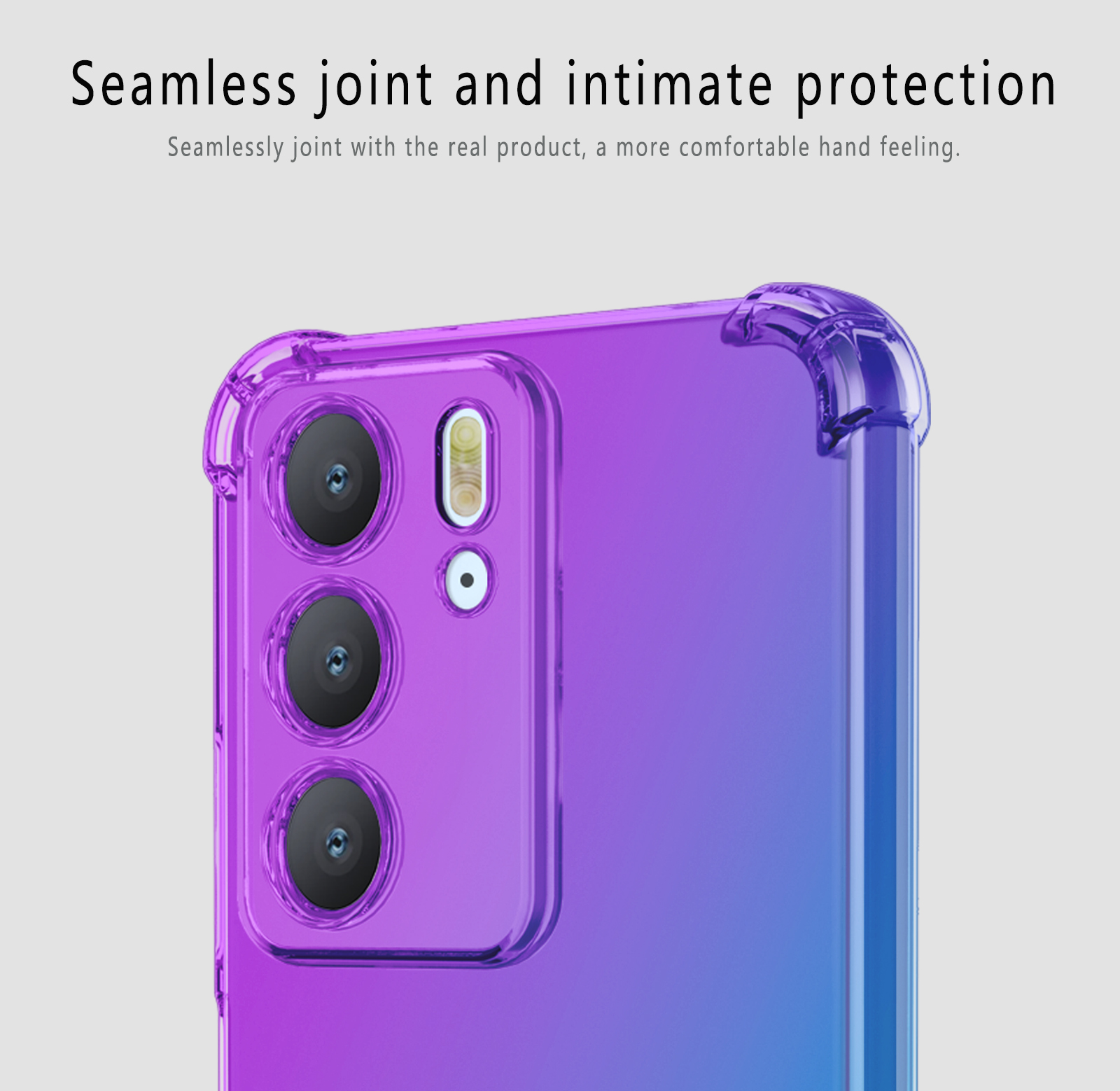 Coque Airbag en TPU dégradé antichoc pour Realme C75 4G, housse de protection, Coque Capa Fundas