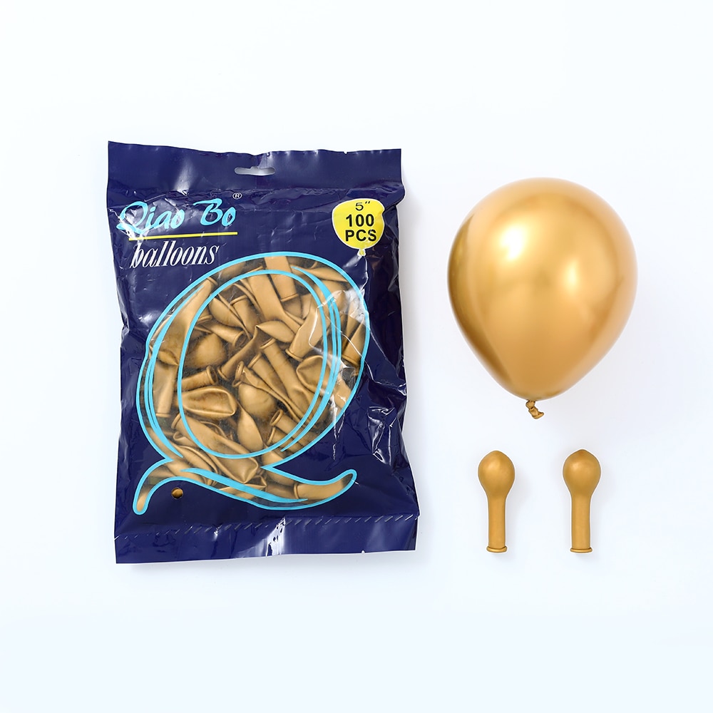 50 Stuks 5/10 Inch Metalen Latex Ballonnen Pearl Chrome Metallic Helium Globos Opblaasbare Lucht Ballen Bruiloft Verjaardag Party Decoraties