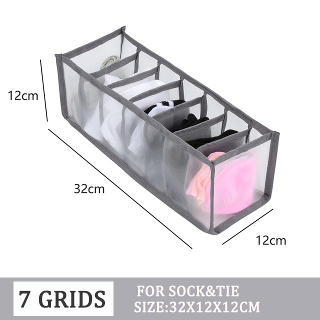 Schrank Veranstalter Unterwäsche Organizer für Kleider schrank Kleider schränke Schublade Veranstalter BH Socken Lagerung Organizer Kasten: Schwarz