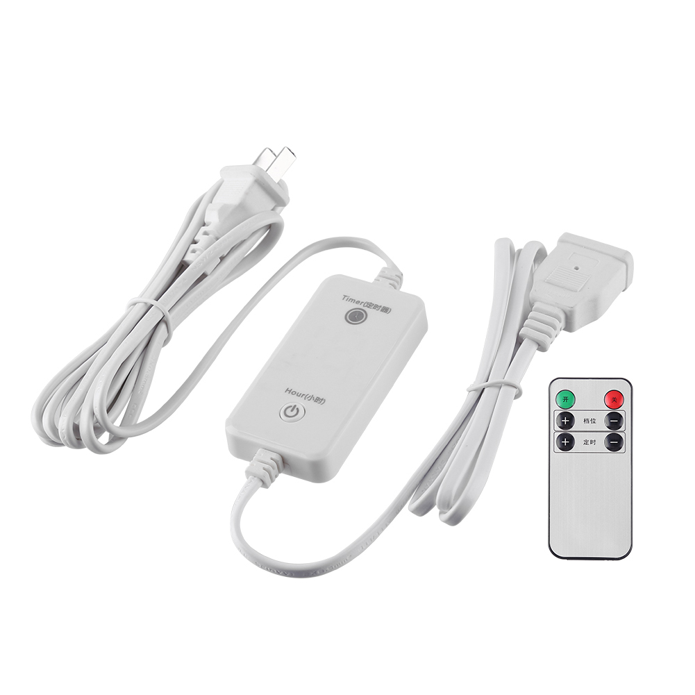 Power Plug Extension Cable 3 Meters PC Fan Table Lamp Monitor USB Charger Outlet Adaptor Extender Cable Assemblie: with Remote Control