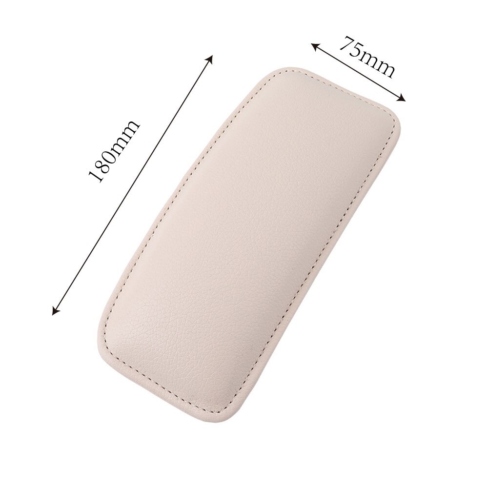 Yosolo 18 x 8cm universell pu lær elastisk pute minneskum lårstøtte bil interiør knebeskytter