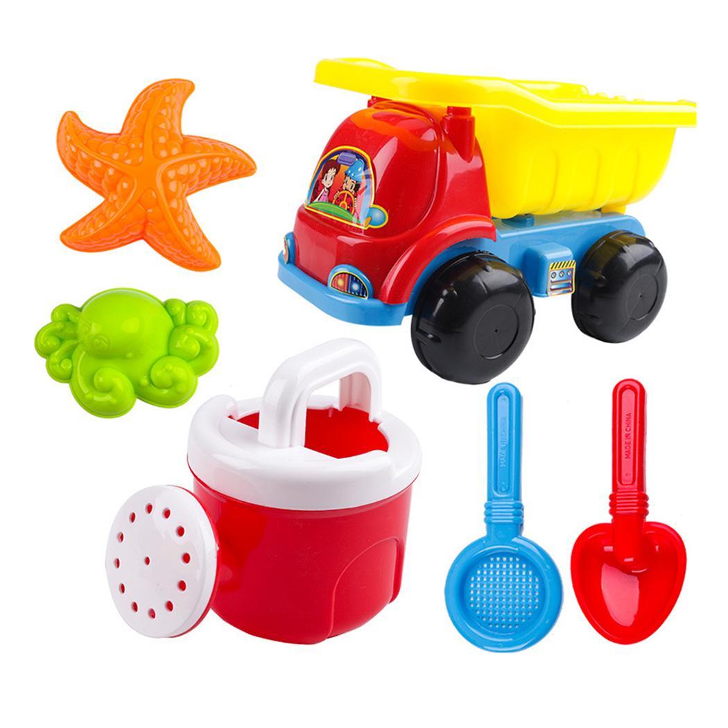 5 PCS Kids Strand Speelgoed Hark Schop Emmer Outdoor Kinderen 6 STUKS; Zand Spelen Speelgoed Set Boven 3 Jaar