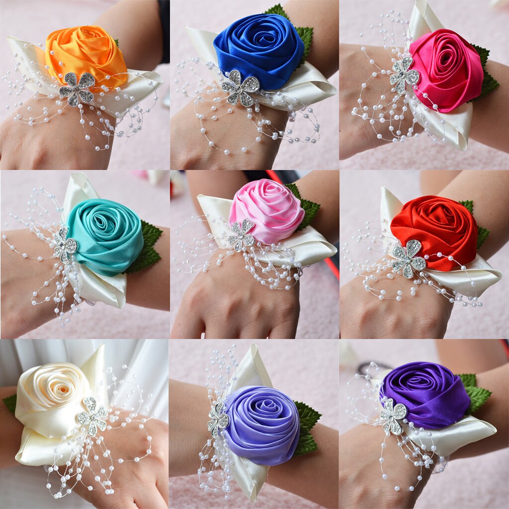 bridal-bruidsmeisje-bloem-pols-corsage-pearl-bead-grandado