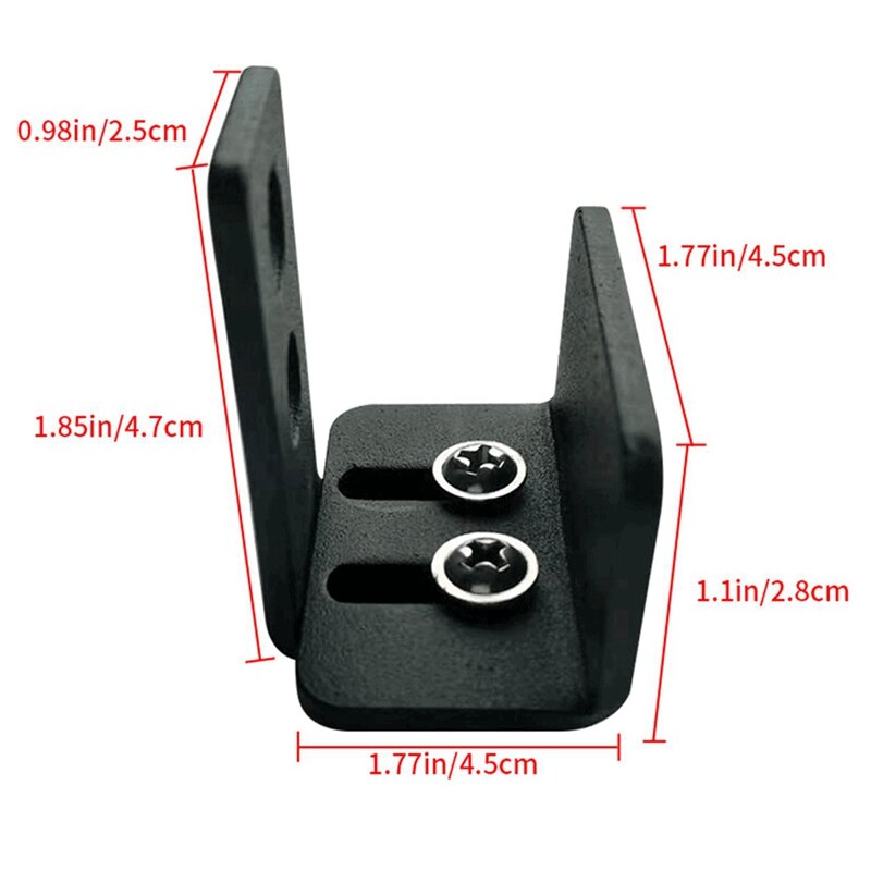 4 Piece Sliding Door Floor Rails, Adjustable Floor Rail Wall, Great for Sliding Doors