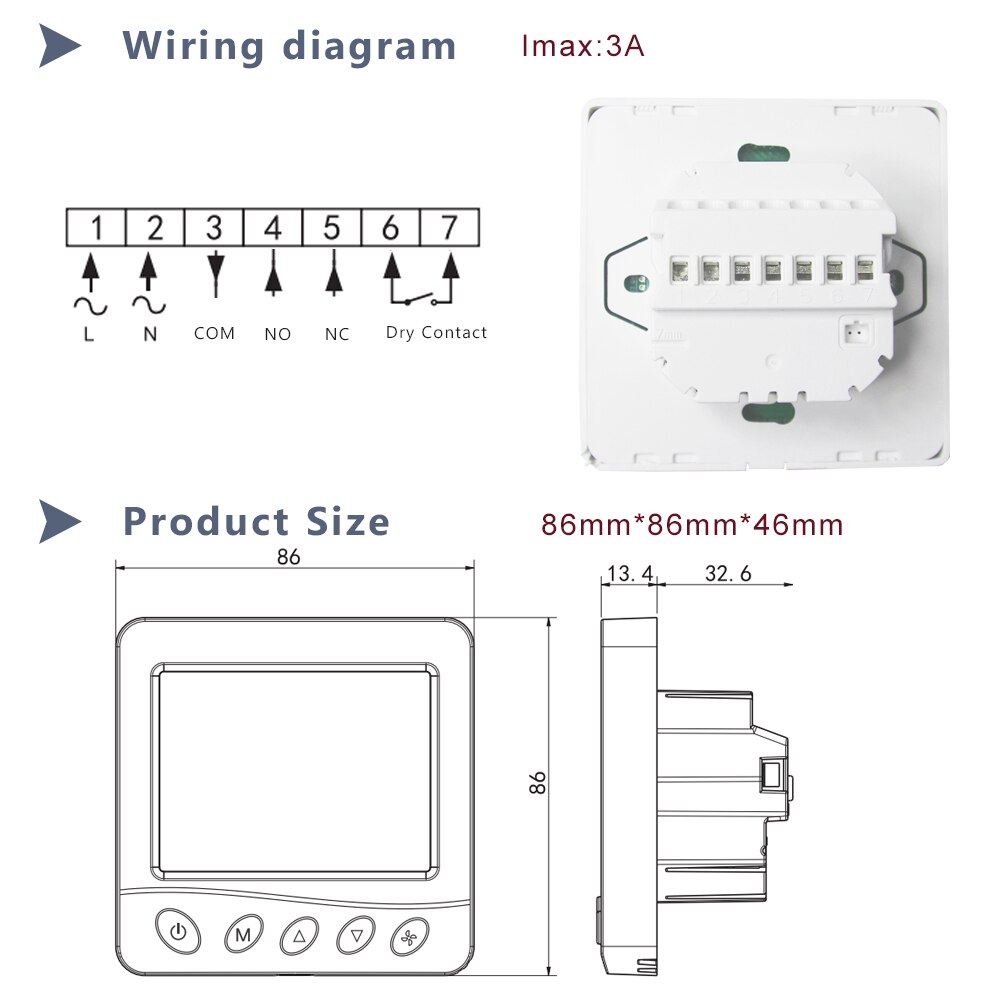 Beok Gas Boiler Controller Wifi Thermostat Smart Room Heating Temperature Regulator Remote Control Programmable TR33