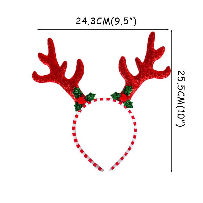 nouvel an réveillon bonne année cabine Photo noël accessoires de Photo noël bandeau Photobooth enfants adultes Navidad décor: 1pcs Headband H