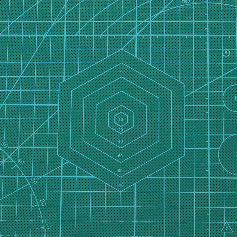 PVC A2 Cutting Mat 18"x24" Multipurpose Self Healing Cutting Mats for Quilting Double-Sided 5-Ply Durable Paper Mat for Cutting