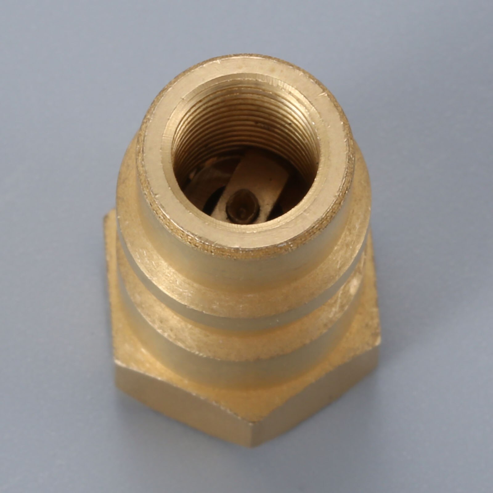 R12 to R134A Conversion Adapter Valve Brass 1/4" SAE Female Thread 8v1 Female Thread