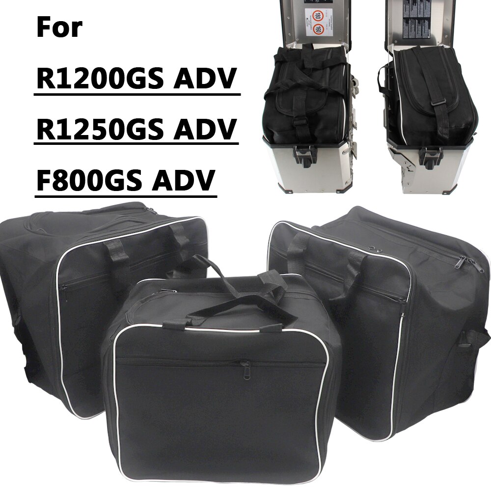 Voor Bmw R1200GS Adv Black Inner Tassen R 1200 Gs Adventure Watergekoelde Motorfiets Bagage Tassen
