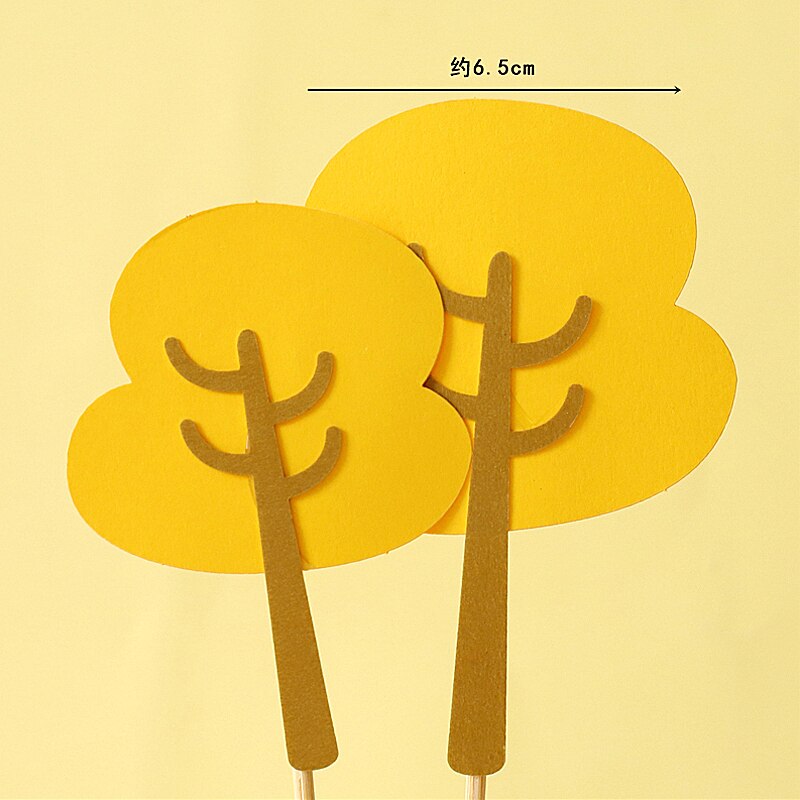 Voelde Dieren Aap Leeuw Giraffe Uil Cake Topper Voor Verjaardagsfeestje Decoraties Bakken Levert Baby Shower Kid Liefde