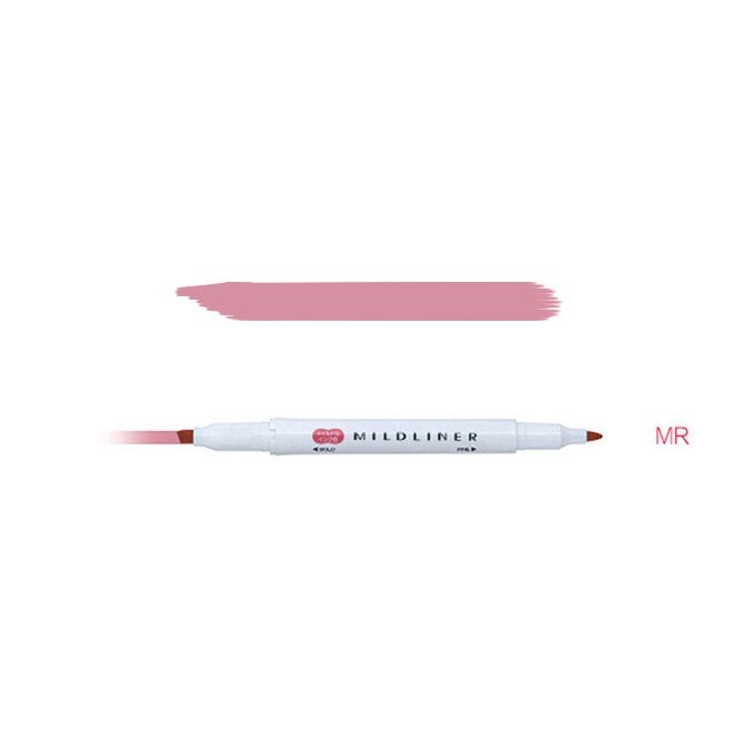 Original Zebra Mildliner Textmarker Dual Liner Textmarker Hersteller Stift Japanischen leicht Liner Textmarker Stift: Herr