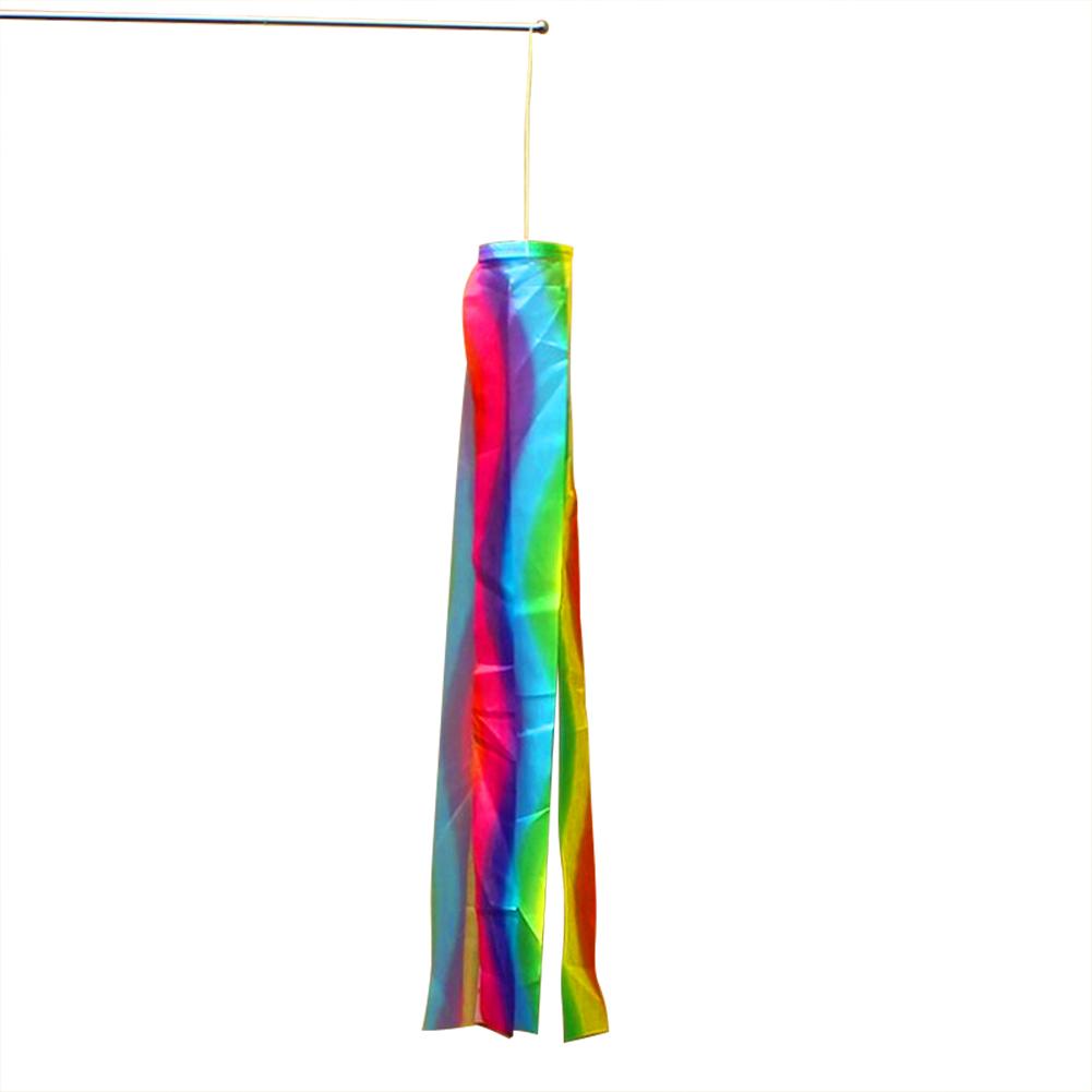 Regenbogen Fahnen Windsack Festivals Caravan Camping Decor Windsack Hängende Dekoration Rot Orange Gelb Grün Blau Lila