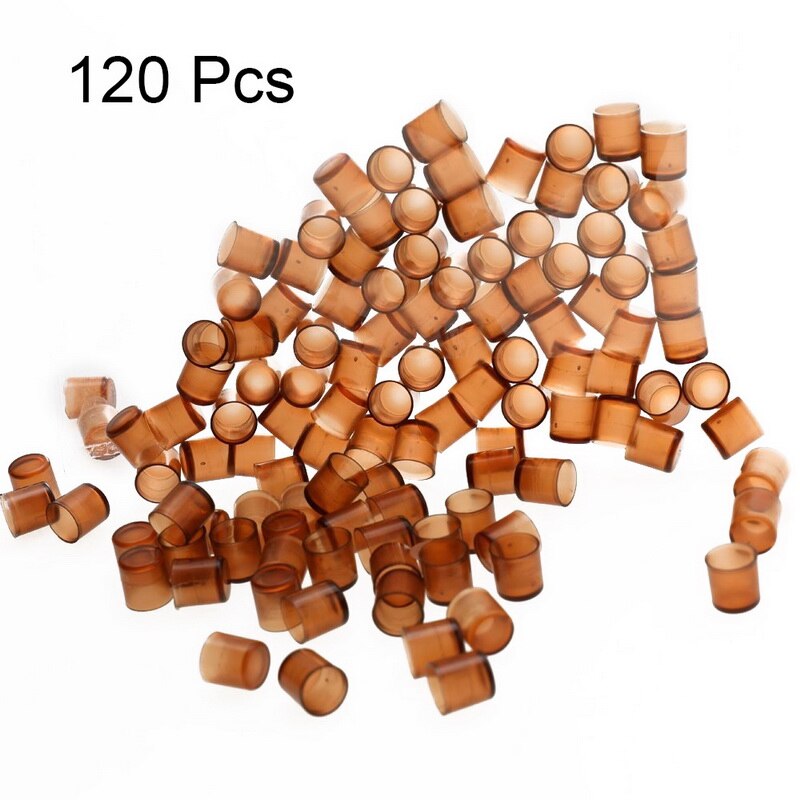 Abelha rainha criação rei novo plástico cor marrom células gaiolas sala copos gaiola de célula copo abelhas ferramentas apicultores equipamentos: 120pcs