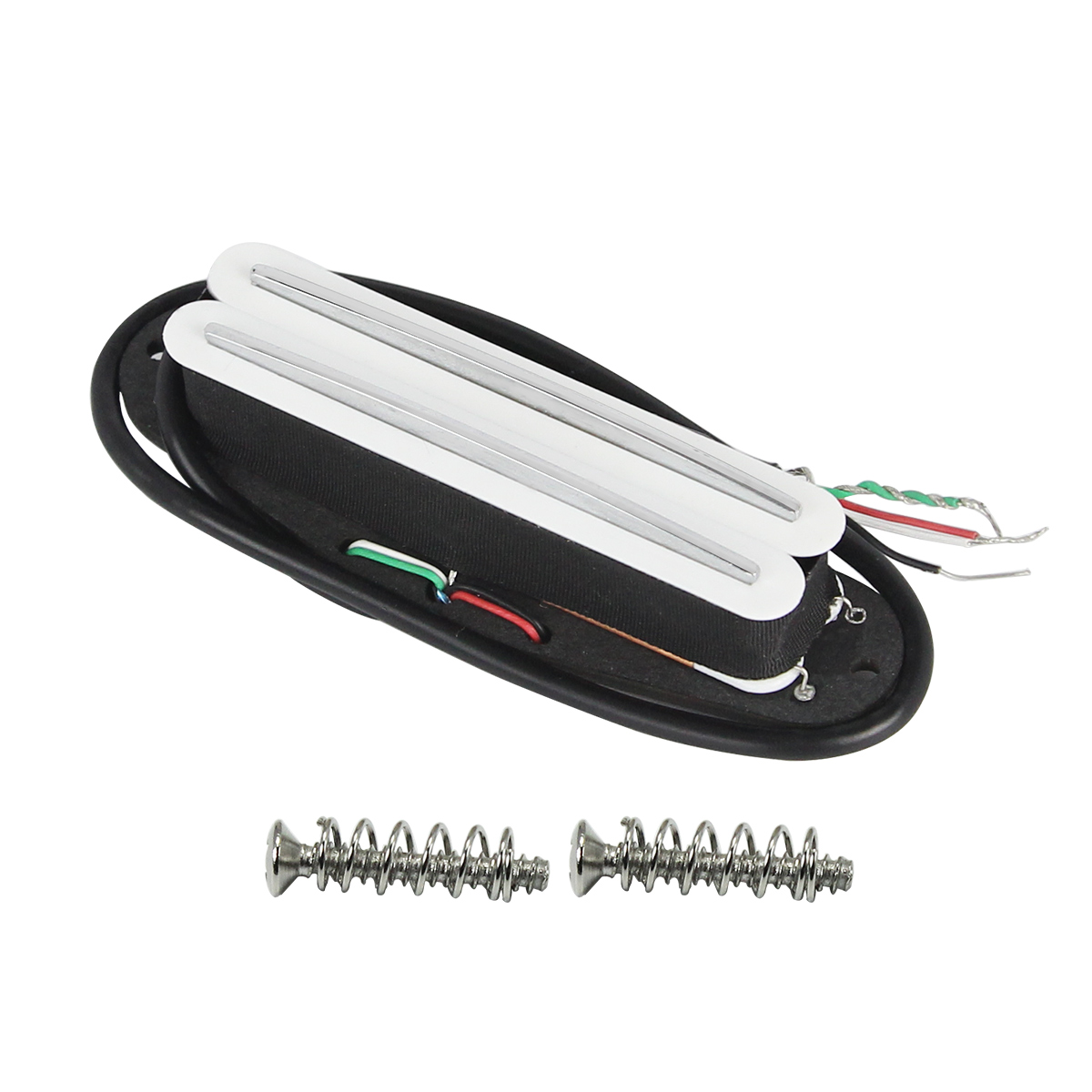 Flor Alnico 5 – micro Humbucker à 4 conducteurs, double rail chauffant, pièces de guitare: White B