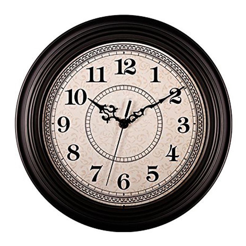 Silent Non-ticking Round Contemprary Antique Wall ... – Vicedeal