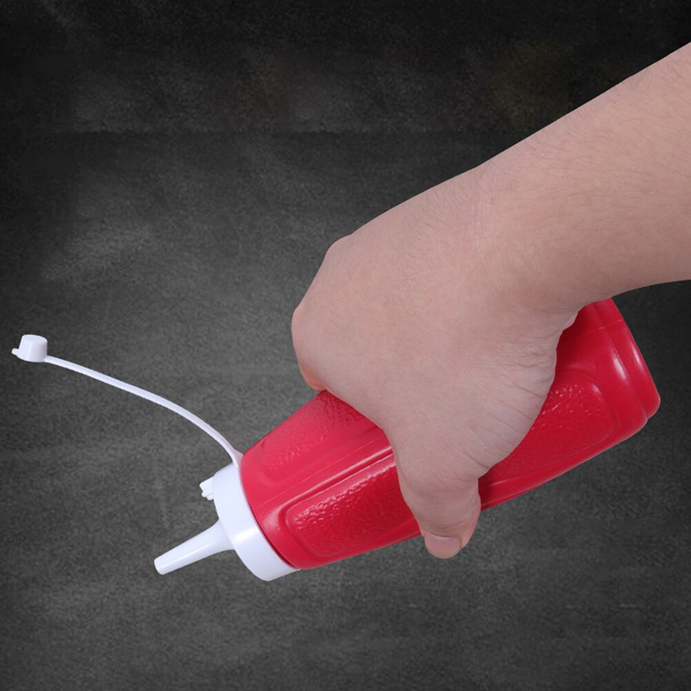 Plastic Squeeze Bottle Jam Sauce Bottle Kitchen Condiment Dispenser Bottle