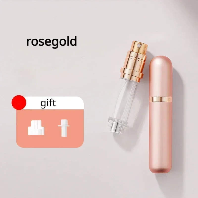 5 ml hervulbare mini-parfumfles, draagbare cosmetische fles, spuitfles, verstuiver, spuitcontainer, hervulbare reisflessen: Licht Geel