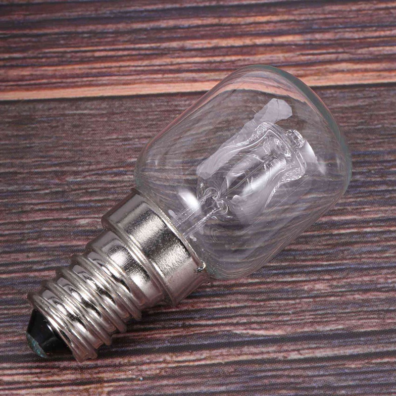 2X E14 High Temperature Bulb 500 Degrees 25W Halogen Bubble Oven Bulb E14 250V 25W Quartz Bulb