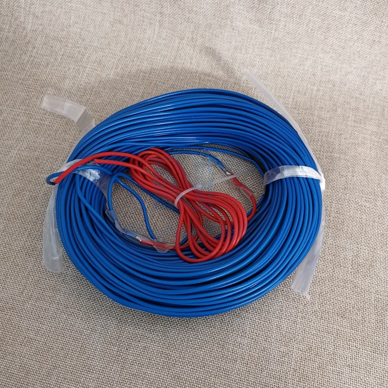 Fil chauffant + ensemble de régulateur de température serre chaude chauffage par le sol Air Hotline chauffage du sol câble chauffant pépinière