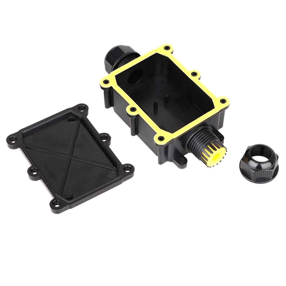 Waterproof Junction Box IP68 Waterproof Outdoor Multiple 2Ways Plastic Electrical Junction Box Case Cable Wire Connector Protect