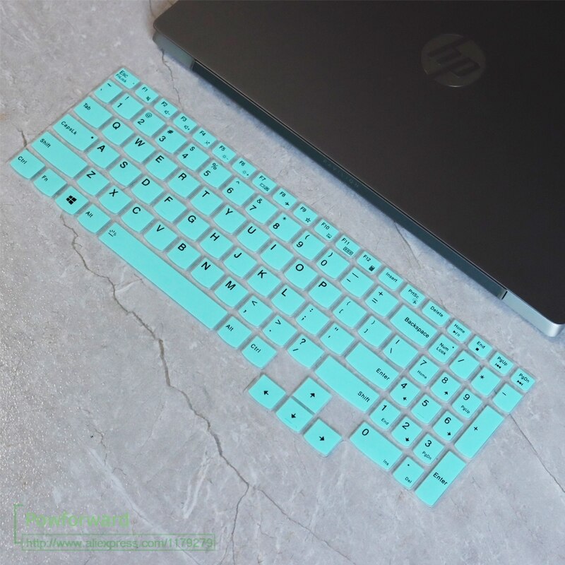 For Lenovo IdeaPad Gaming 3 3i 15” AMD gaming laptop 15.6 inch Silicone Notebook laptop keyboard cover skin Protector: whiteblue