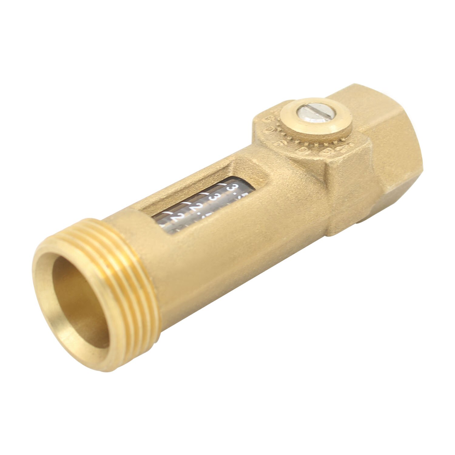 Flow Meter DN20 Solar Regulator Flow Flow Valve Brass manifold for Solar Water Heating G3/4 inch Double Female Thread