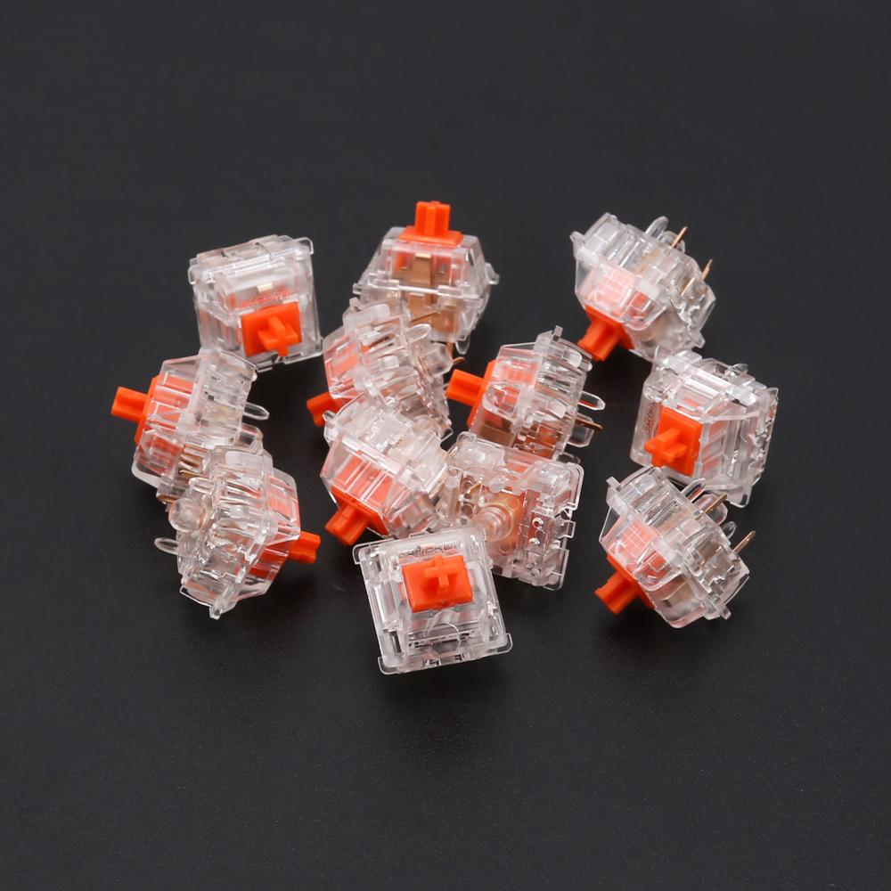 Healios 67g Linear Orange switch for costomize mx mechanical keyboard