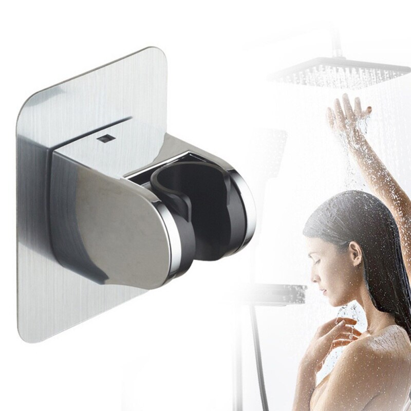 Montaje en pared grifo Base placa punzón soporte de cabeza libre soporte fijo móvil ducha Brazo giratorio asiento portabrocas accesorios de baño