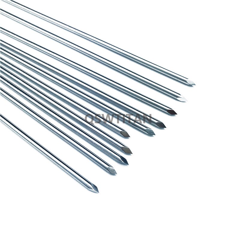 10 stk / taske ben rustfrit stål dobbelt-endede kirschner ledninger veterinær ortopædinstrumenter