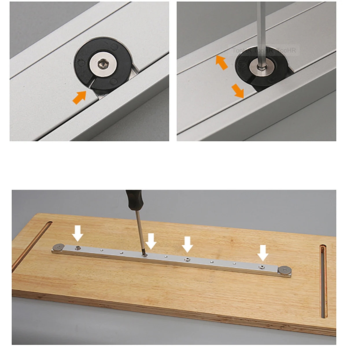 1Pc Houtbewerking Aluminium Mijter Track Bar Slider Chute Rail T-Track T-Slot Tafelzaag Router verstek Gauge Staaf Timmerman Diy