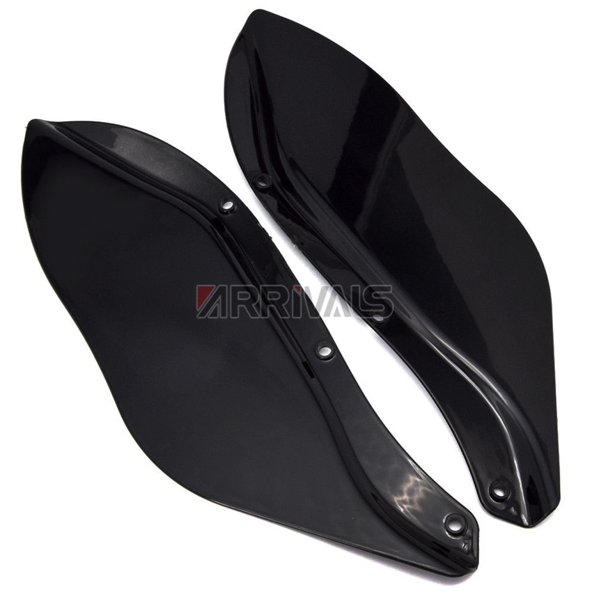 Noir clair moto côté ailes côté Batwing carénage vent déflecteur Air déflecteurs pare-brise pour Harley Electra Street Glide
