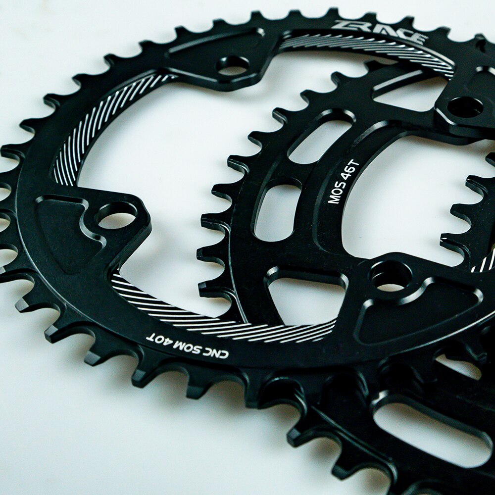 Zrace kettingbladen kettingwielen 40t/42t/44t/46t/48t/50t/52t bcd 104, smalle tanden  al7075 cnc, mtb/race/vouwfiets/gravelbikes