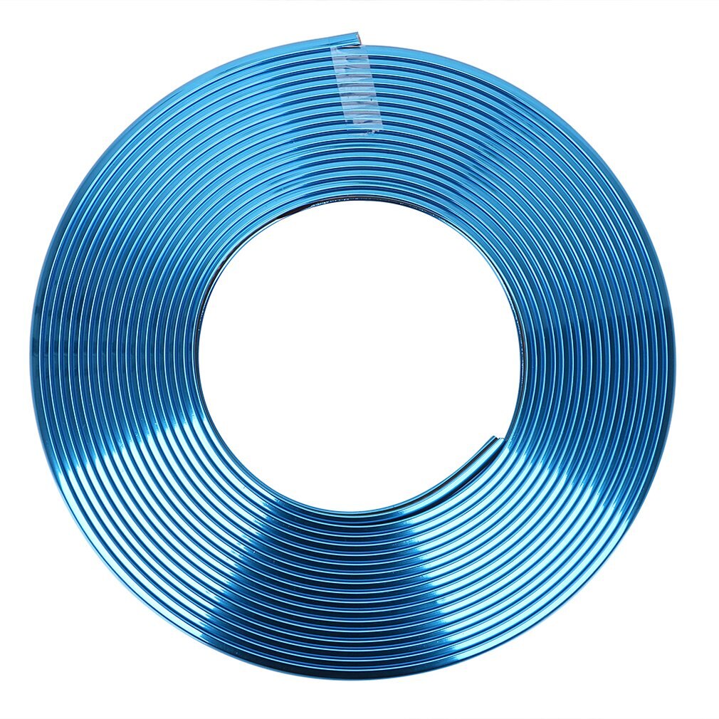 5 Meter Auto Interieur Levert Auto Decoratieve Strip Verminderen Schrapen Beschermende Guard Tape: Blauw