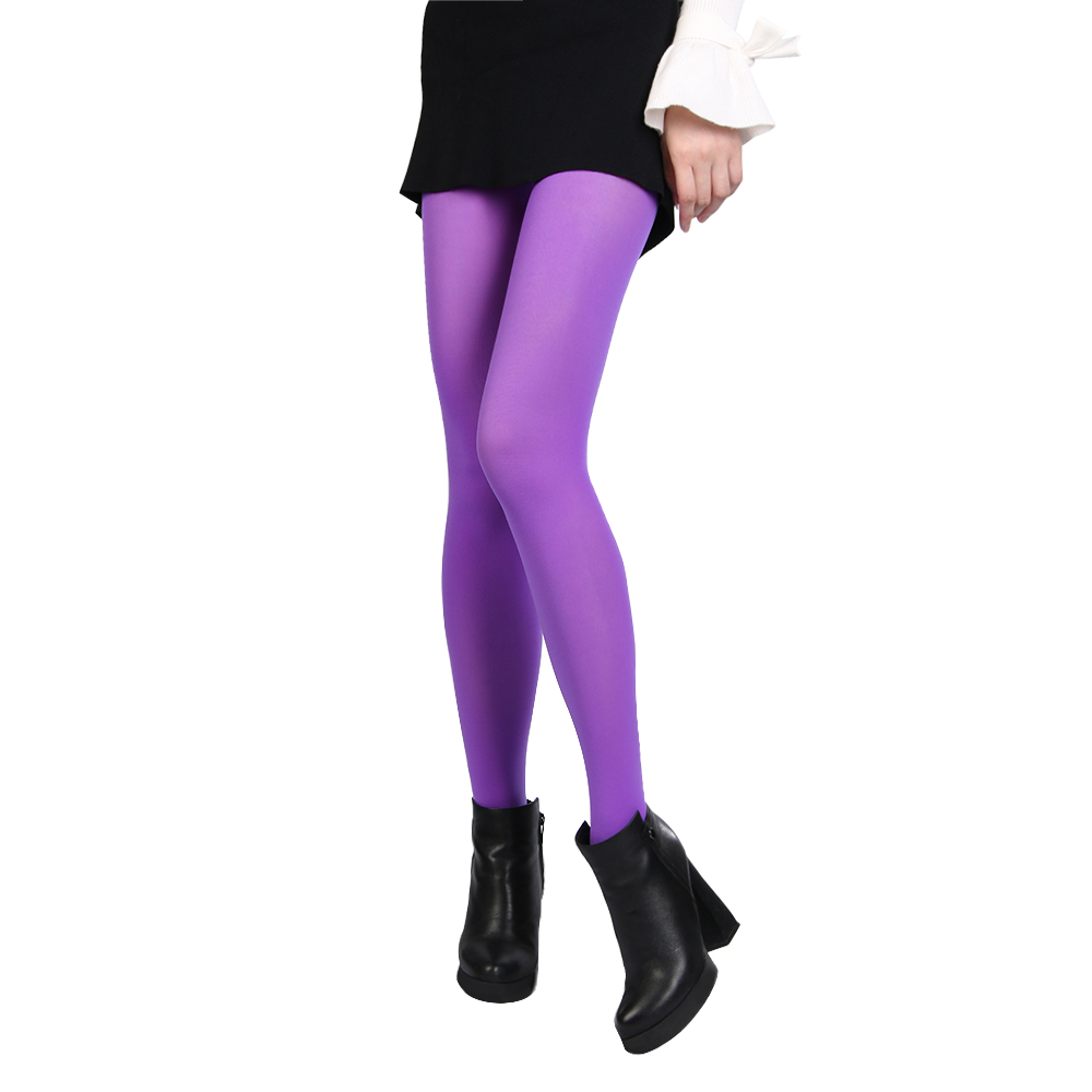 Otoño Invierno Sexy negro clásico 120D Leggings mujeres alta elasticidad opaco pantimedias con zona sin costuras medias gruesas para mujer