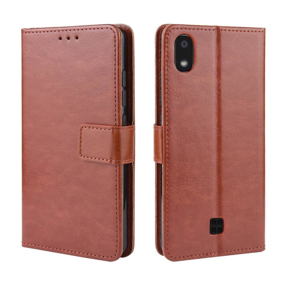 For LG K20 Case For LG K20 Dual Retro Wallet Flip Style Glossy Skin PU Leather Phone Cover For LG K20 LMX120EMW Case