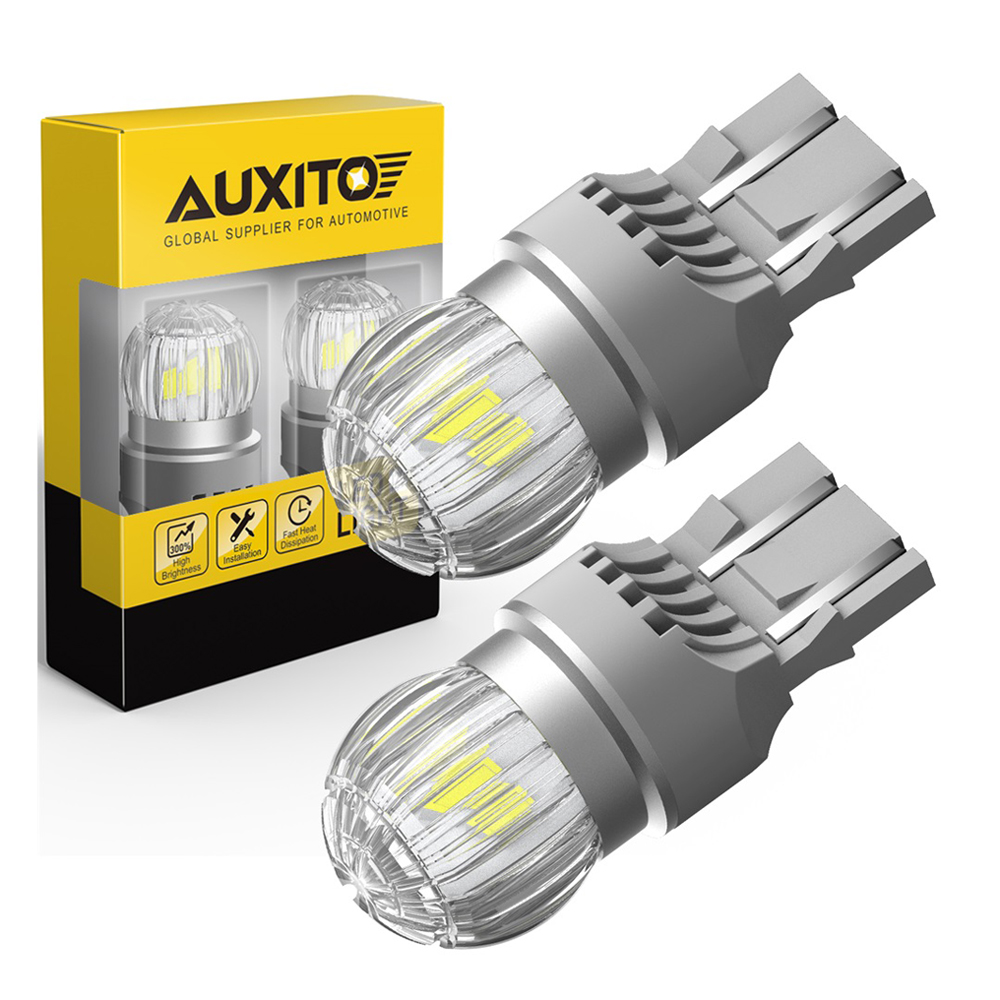 AUXITO 2 pièces T20 7443 LED ampoule W21W W21/5W lampe à LED pour Lada voiture feux de jour feu de stationnement inversé DRL 6000K xénon blanc