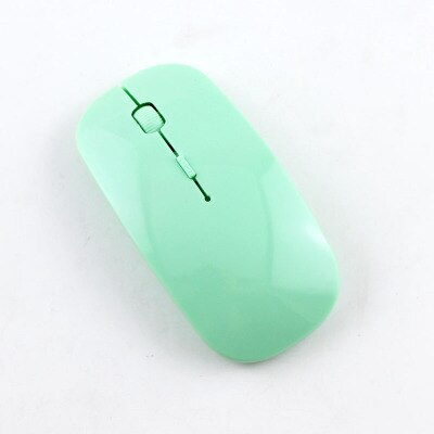 Draadloze muis kantoor computermuis draagbare slanke muis 1600 dpi 2.4g ontvanger laptopmuis gemakkelijk mee te nemen optische muis: Groente